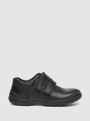 Start-Rite Engineer Black Leather Double Rip-Tape School Shoes F & G Fit - Image 1 of 5