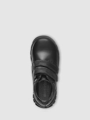 Start-Rite Engineer Black Leather Double Rip-Tape School Shoes F & G Fit - Image 4 of 5