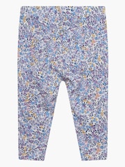 Trotters London Blue Liberty Print Wiltshire Leggings - Image 3 of 4