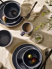 12 Piece Charcoal Grey Warwick Dinner Set - Image 1 of 4