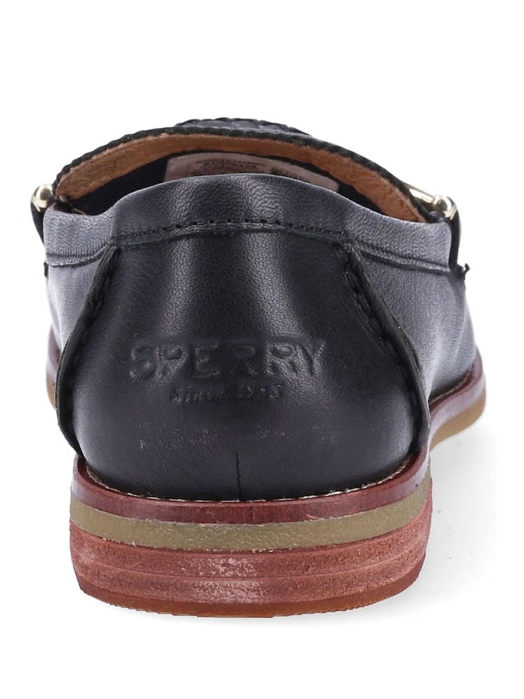Sperry Black Seaport Penny Plushwave Shackle Loafers - Image 5 of 5