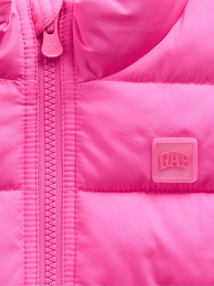 Gap Pink Puffer Vest (6mths-5yrs) - Image 3 of 3 Gap Pink Puffer Vest (6mths-5yrs) - Image 3 of 3