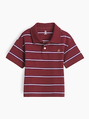 Gap Red Stripe Boxy Polo Shirt (6mths-5yrs) - Image 1 of 2
