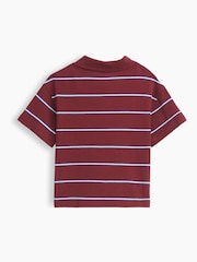 Gap Red Stripe Boxy Polo Shirt (6mths-5yrs) - Image 2 of 2