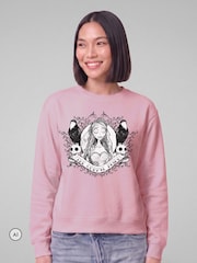 All + Every Pink Corpse Bride Halloween Skulls T-Shirt - Image 1 of 4