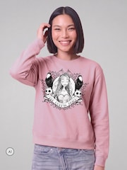 All + Every Pink Corpse Bride Halloween Skulls T-Shirt - Image 2 of 4