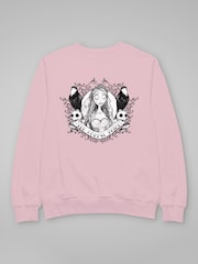All + Every Pink Corpse Bride Halloween Skulls T-Shirt - Image 3 of 4
