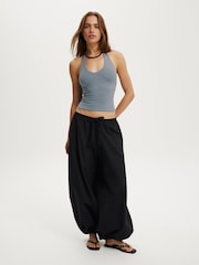 Cotton On Black Rio Balloon Trousers - Image 3 of 4