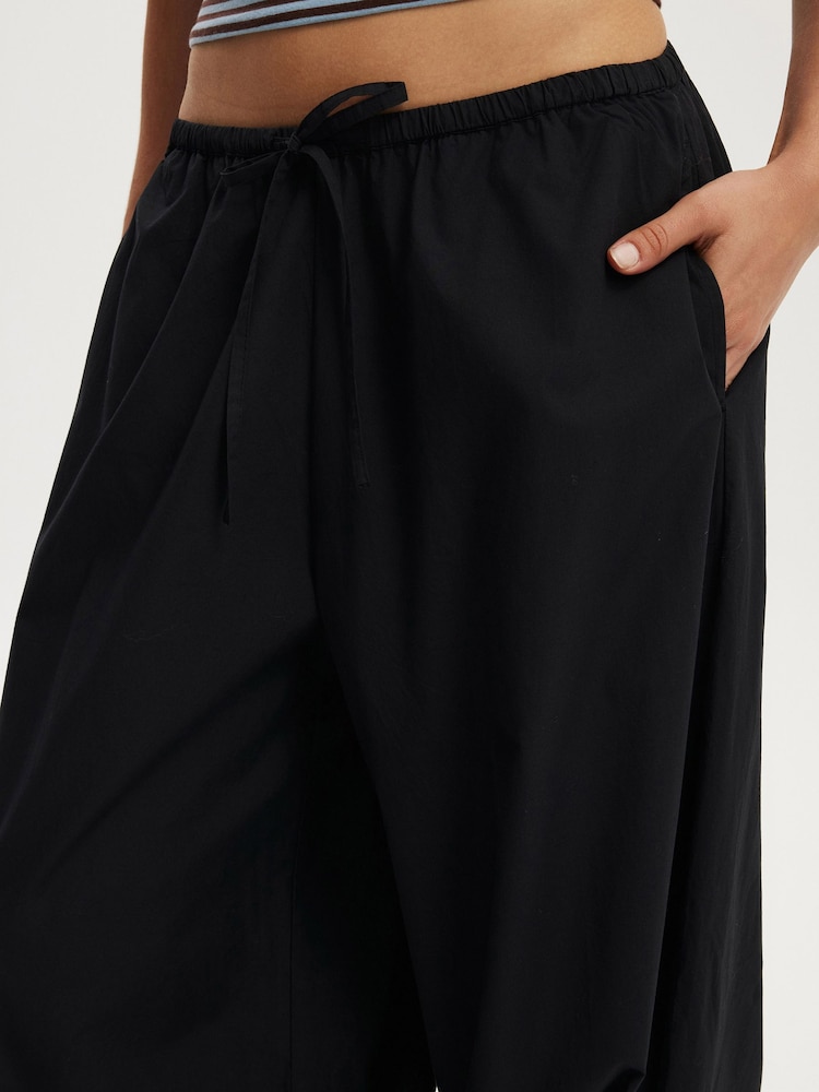 Cotton On Black Rio Balloon Trousers - Image 4 of 4 Cotton On Black Rio Balloon Trousers - Image 4 of 4