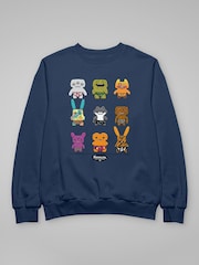 All + Every Blue Budgie Fugglers Collection Count Underoo & Co Sweatshirt - Image 3 of 4