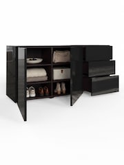 Frank Olsen Black Smart LED Sideboard - Image 10 of 12