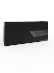 Frank Olsen Black Smart LED Sideboard - Image 3 of 6