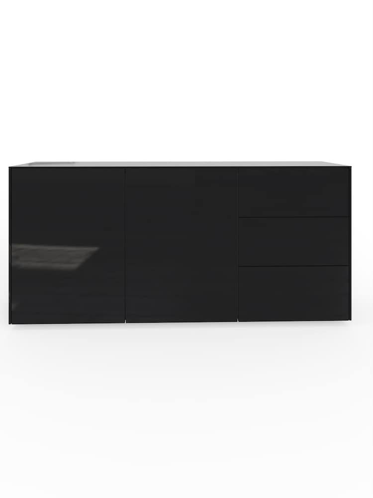 Frank Olsen Black Smart LED Sideboard - Image 6 of 6