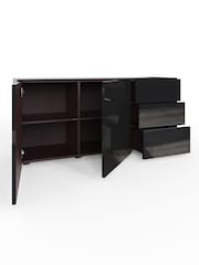 Frank Olsen Black Smart LED Sideboard - Image 9 of 12