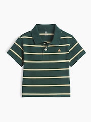 Gap Green Stripe Boxy Polo Shirt (6mths-5yrs) - Image 1 of 2