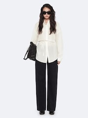 AllSaints White Ilana Shirt - Image 3 of 8