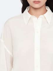 AllSaints White Ilana Shirt - Image 4 of 8