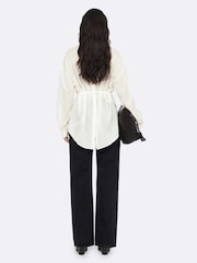 AllSaints White Ilana Shirt - Image 6 of 8