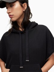 AllSaints Black Zipper Jamie Hoodie - Image 5 of 6