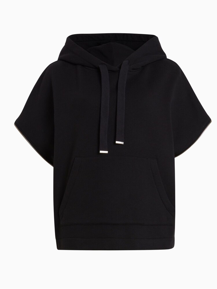 AllSaints Black Zipper Jamie Hoodie - Image 6 of 6