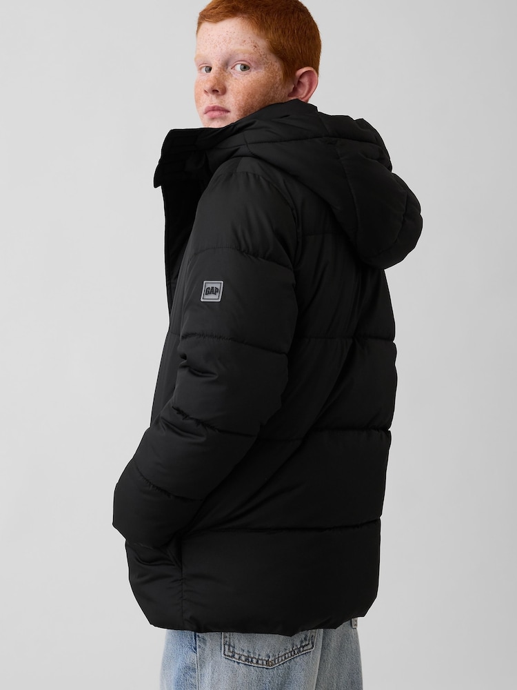 Gap Black Relaxed Puffer Parka (4-13yrs) - Image 2 of 5