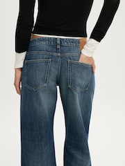 Cotton On Blue Low Rise Straight Jeans - Image 5 of 14