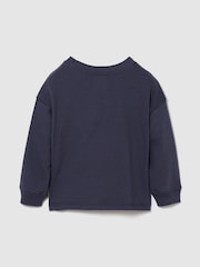 Gap Navy Paw Patrol Logo Long Sleeve T-Shirt (6mths-5yrs) - Image 2 of 3