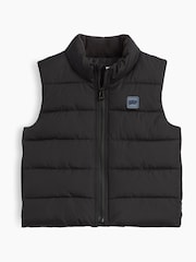 Gap Black Puffer Vest (6mths-5yrs) - Image 1 of 3