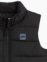 Gap Black Puffer Vest (6mths-5yrs) - Image 3 of 3