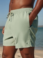 Light Green Palm Logo Essential Swim Shorts - Image 4 of 10