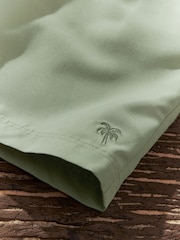 Light Green Palm Logo Essential Swim Shorts - Image 8 of 10