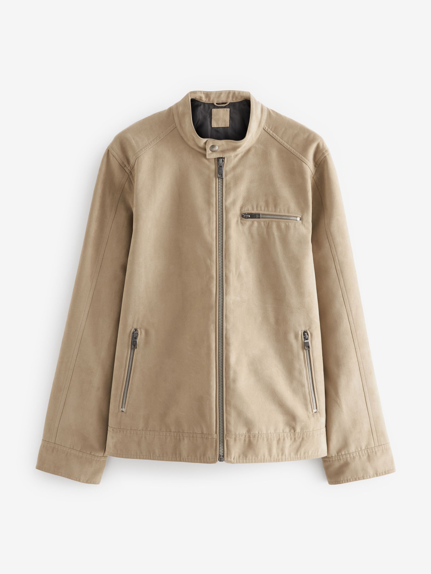 Suede racer jacket cheap