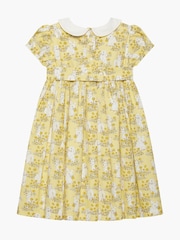 Trotters London Yellow Cotton Bunny Dress - Image 4 of 5