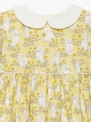 Trotters London Yellow Cotton Bunny Dress - Image 5 of 5
