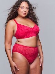 Lemonade Dolls Pink Leopard Mesh Fuller Cup Bra - Image 3 of 4