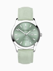 Sekonda Green Taylor Leather Strap Watch - Image 2 of 6