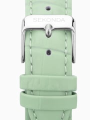 Sekonda Green Taylor Leather Strap Watch - Image 6 of 6