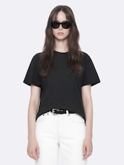 AllSaints Black Addi T-Shirt - Image 1 of 8