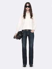 AllSaints Off White Maven Military Shirt - Image 3 of 8