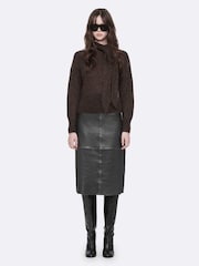 AllSaints Black Olivia Skirt - Image 3 of 8