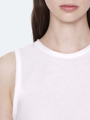 AllSaints White Jenny Tank - Image 4 of 8