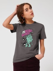 All + Every Grey Scooby Doo Halloween Night Of The Heebie Geebies T-Shirt - Image 2 of 4