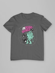 All + Every Grey Scooby Doo Halloween Night Of The Heebie Geebies T-Shirt - Image 3 of 4