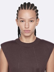 AllSaints Purple Kayla Merino Dress - Image 2 of 8