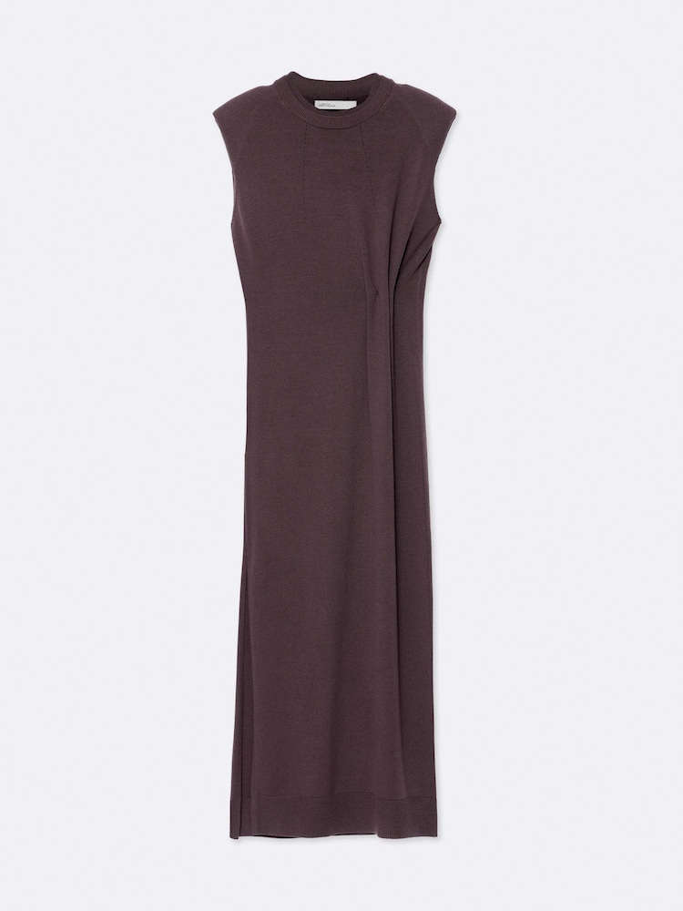AllSaints Purple Kayla Merino Dress - Image 8 of 8 AllSaints Purple Kayla Merino Dress - Image 8 of 8