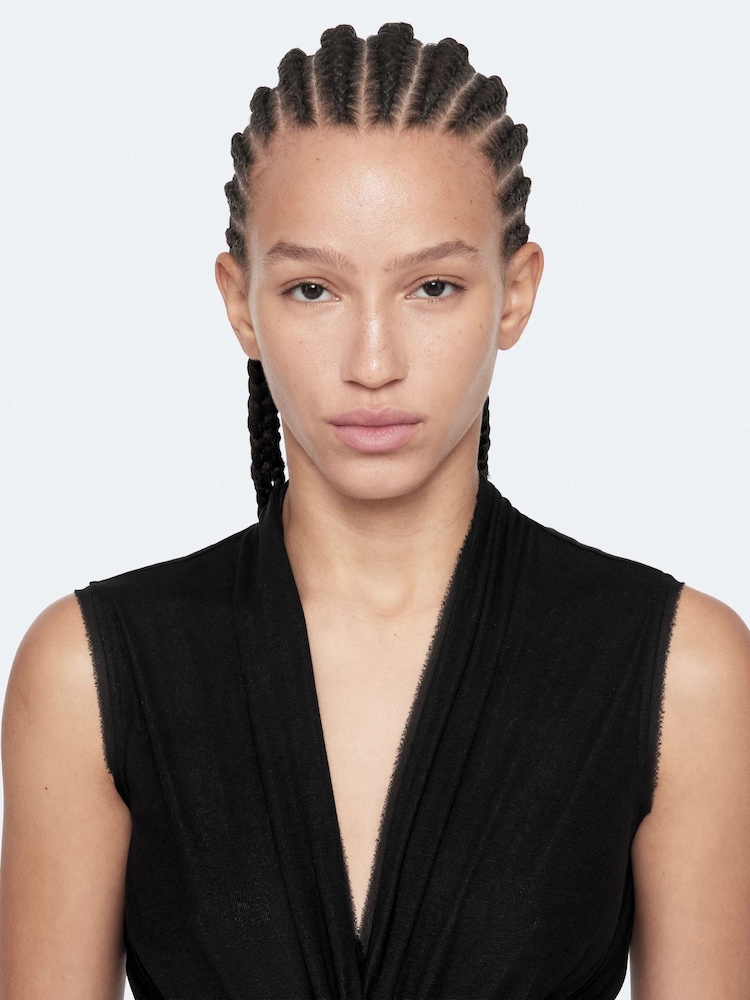 AllSaints Black Dariya Dress - Image 2 of 8