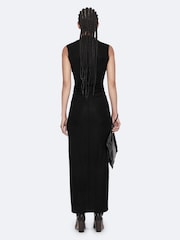 AllSaints Black Dariya Dress - Image 6 of 8