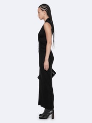 AllSaints Black Dariya Dress - Image 7 of 8
