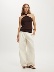Cotton On Brown Ada Beaded Halter - Image 2 of 4