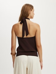 Cotton On Brown Ada Beaded Halter - Image 3 of 4